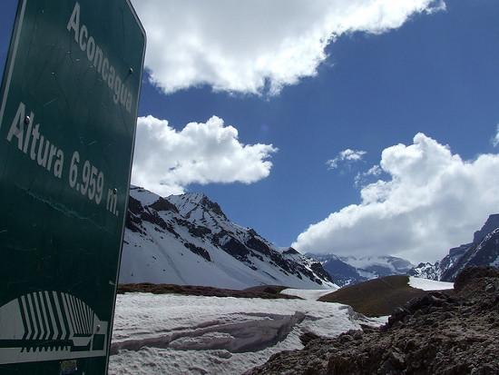 Roteiro de carro pela Argentina Monte Aconcágua, no Parque Provincial Aconcágua