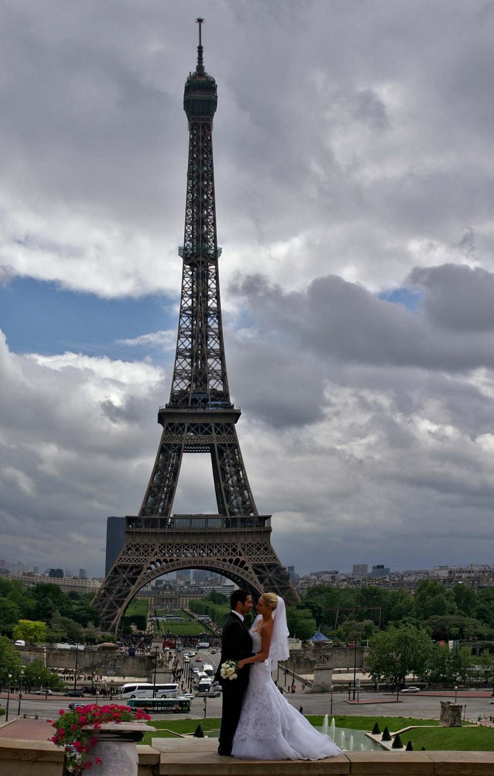 Roteiro romântico em Paris