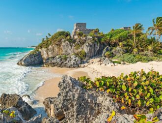 ruínas em tulum mexico