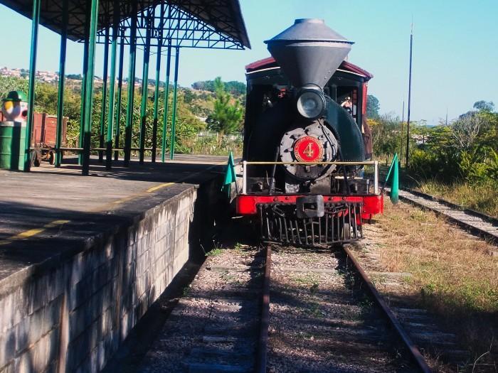 Estação Ferroviária em Atibaia. 