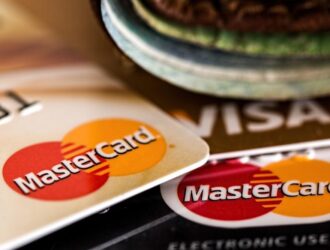 credit cards on table