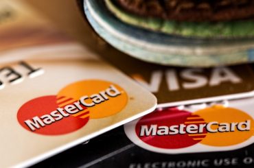 credit cards on table