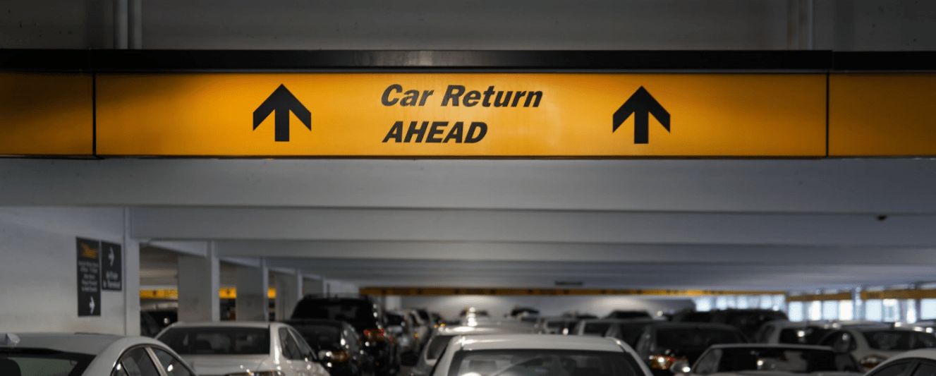 car rental airport return