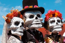 dia de muertos desfile ciudad de mexico catrinas calaveras