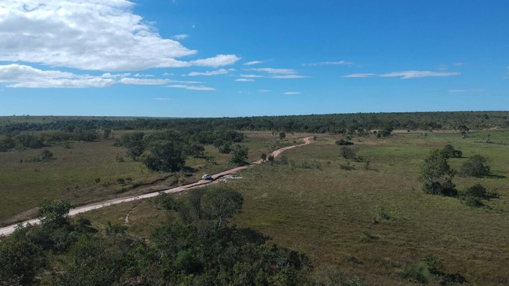 imagem aérea das serras gerais no tocantins