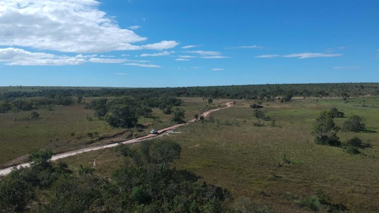 imagem aérea das serras gerais no tocantins