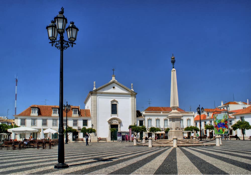 praça marquês de pombal in vila real portugal