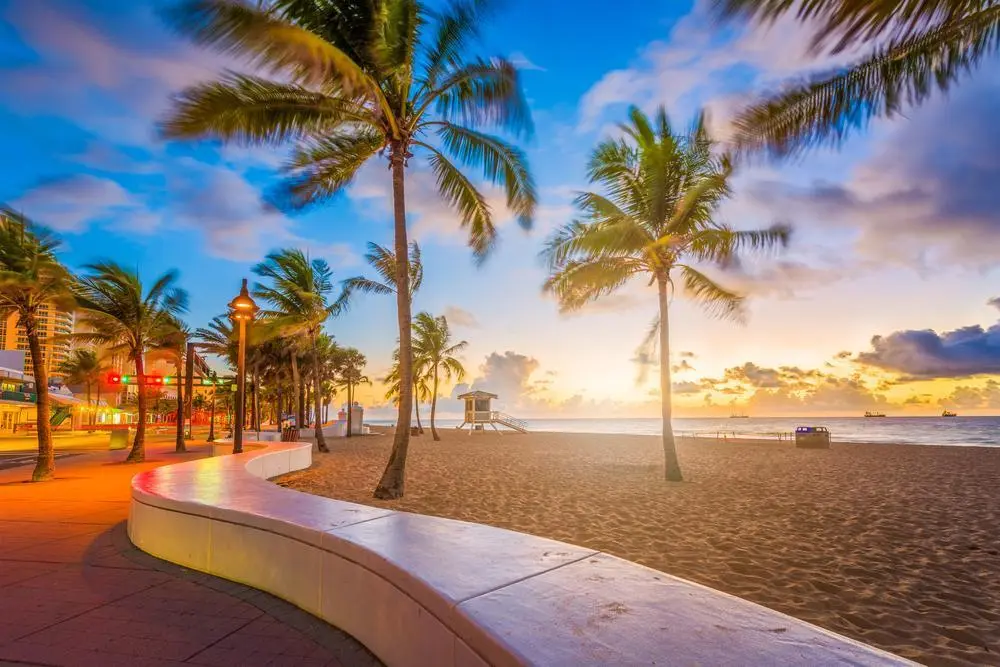 Foto de la arena y la playa de Fort Lauderdale.