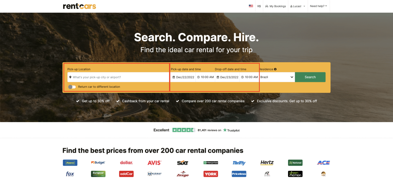 How to rent a car Blog