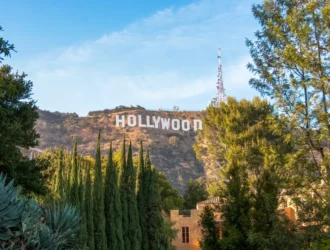 Foto del letrero de Hollywood, en Los Ángeles.