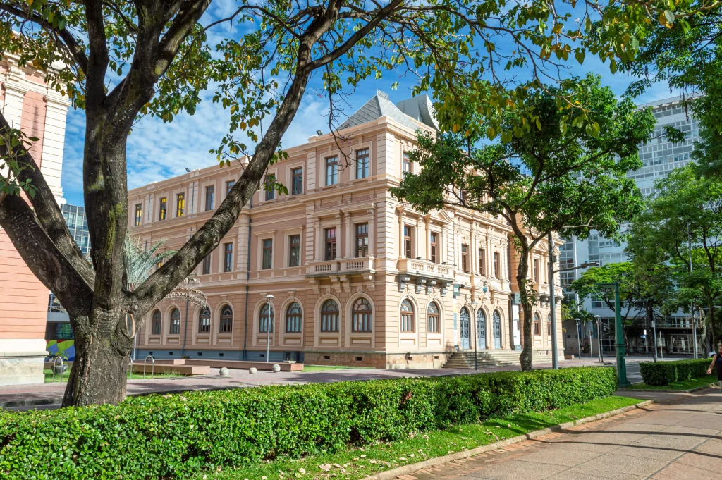 Edificio histórico de Belo Horizonte em Minas Gerais.