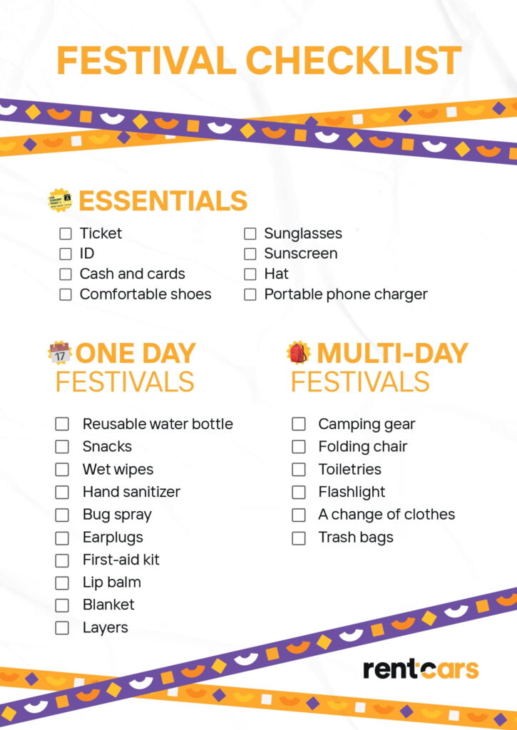 what to bring to a music festival