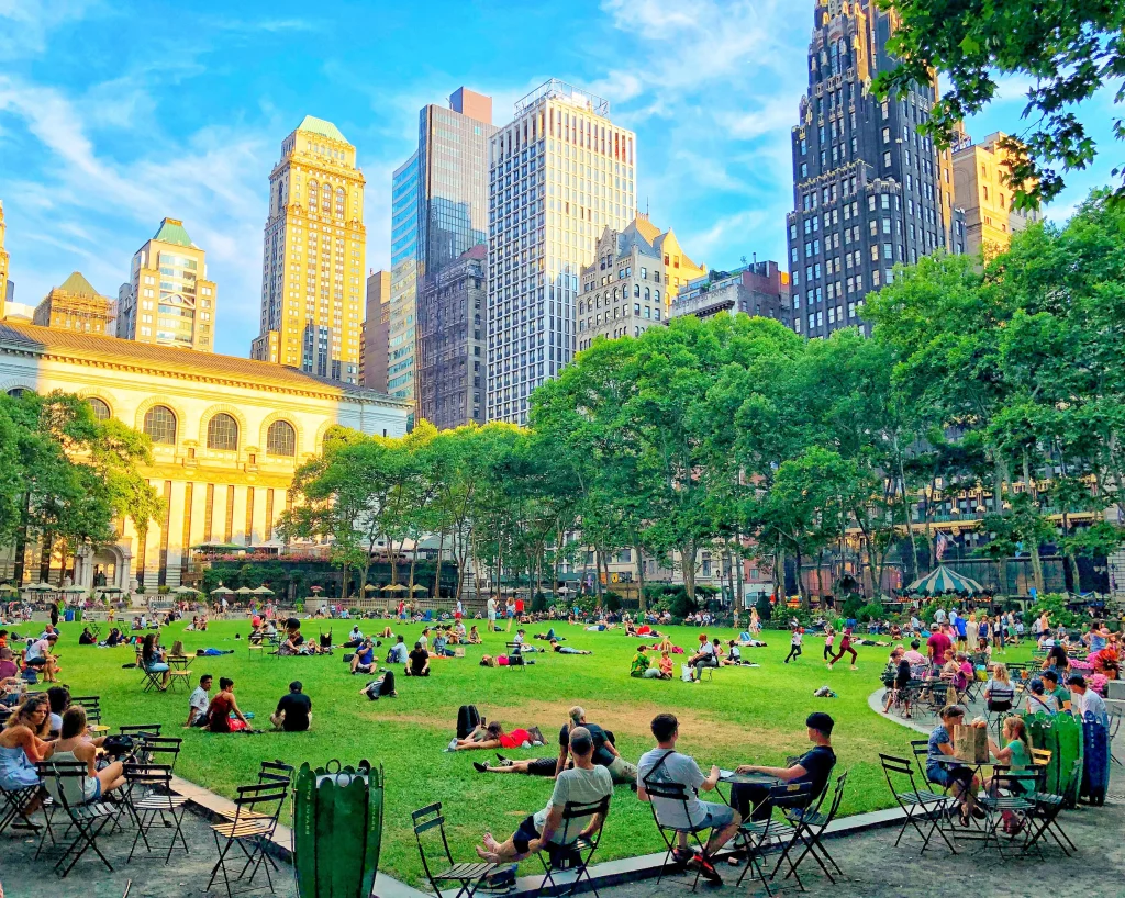 Bryant Park in Manhattan, New York City.