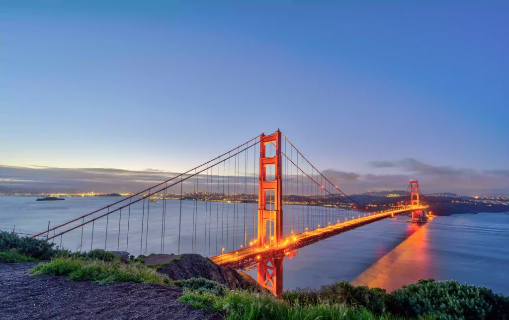 Golden Gate Bridge in San Francisco.