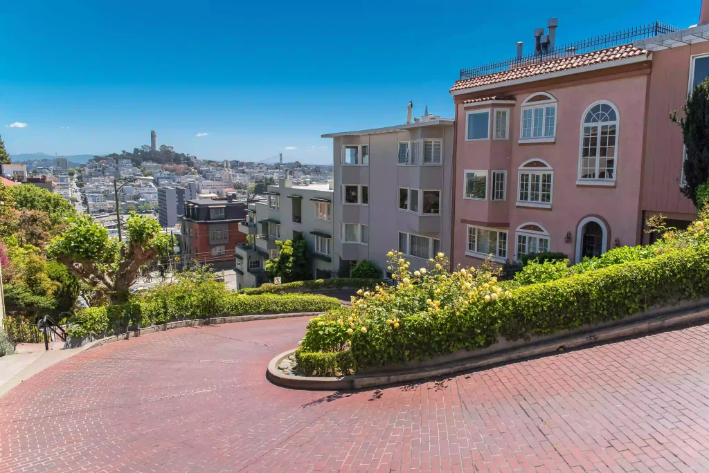 Lombard Street in San Francisco.